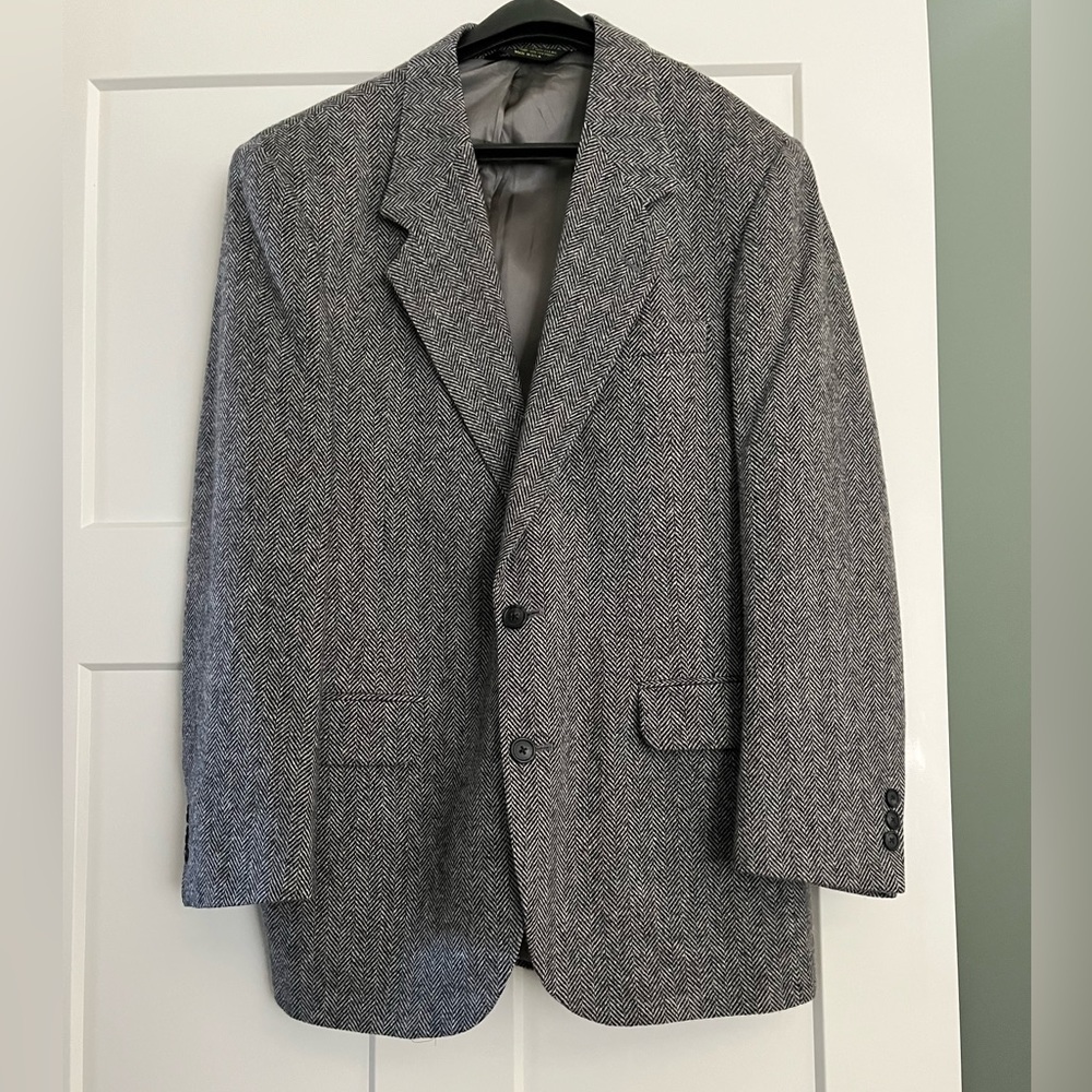 Herringbone Tweed Blazer